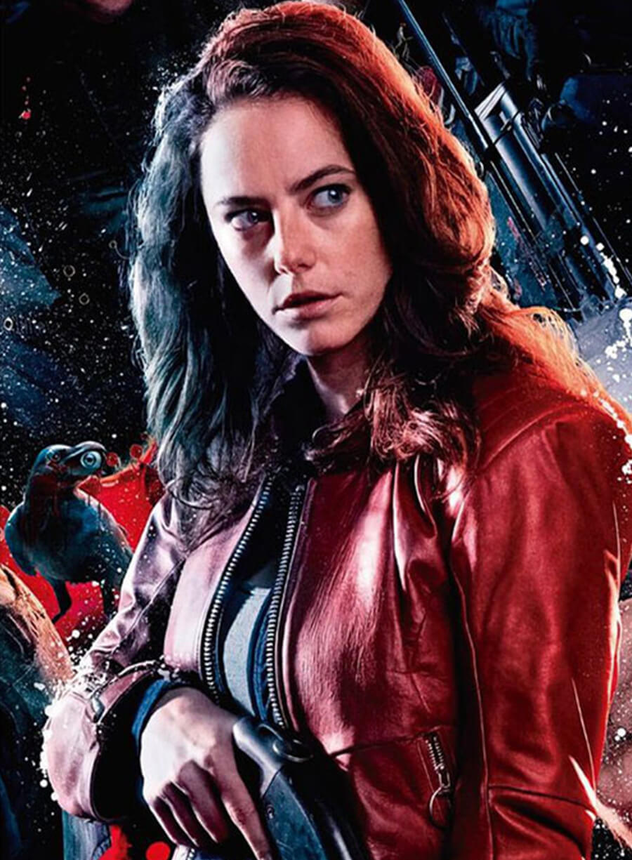 Claire Redfield Resident Evil Red Leather Jacket