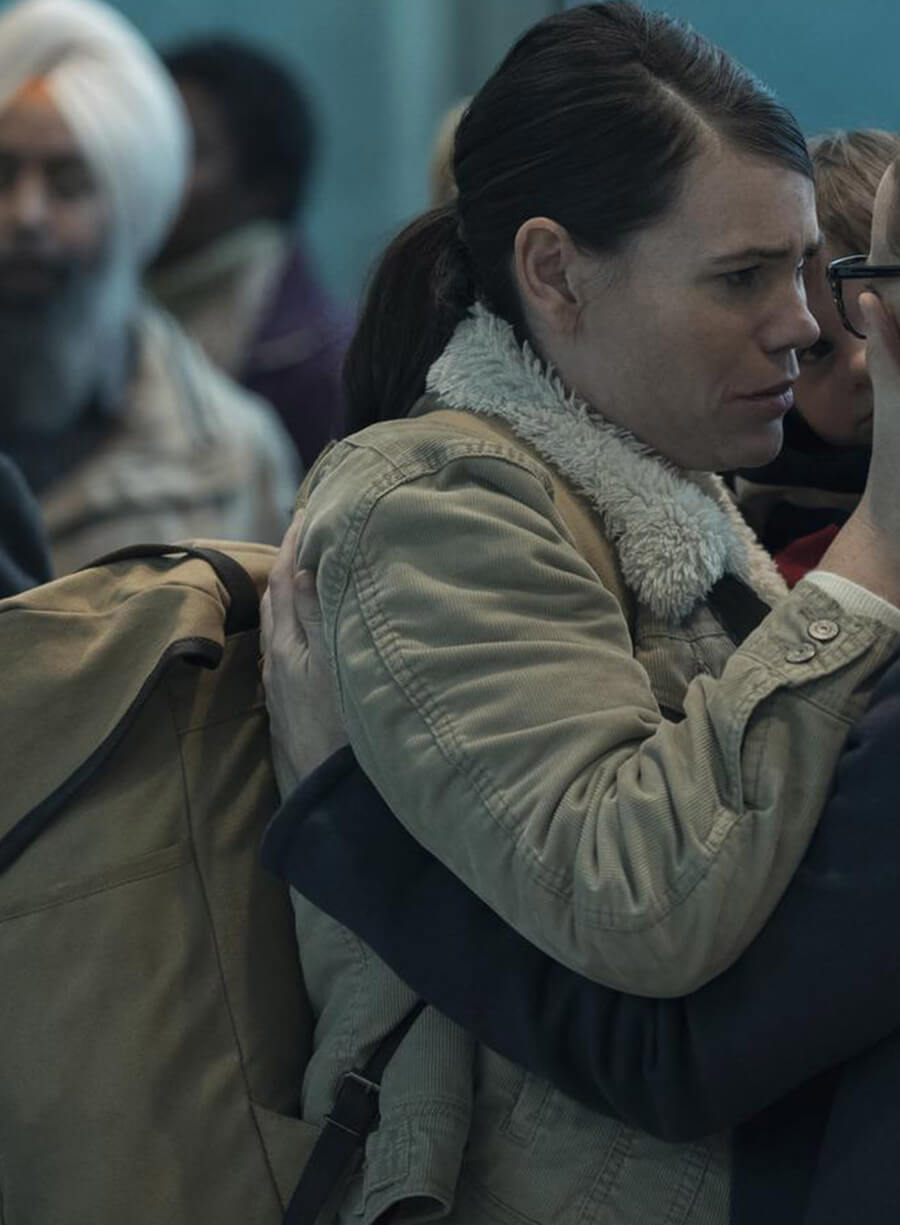 Clea DuVall Sylvia The Handmaid's Tale Shearling Jacket