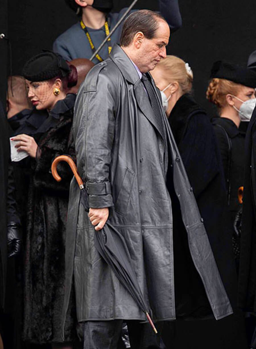 Colin Farrell The Batman Leather Long Coat