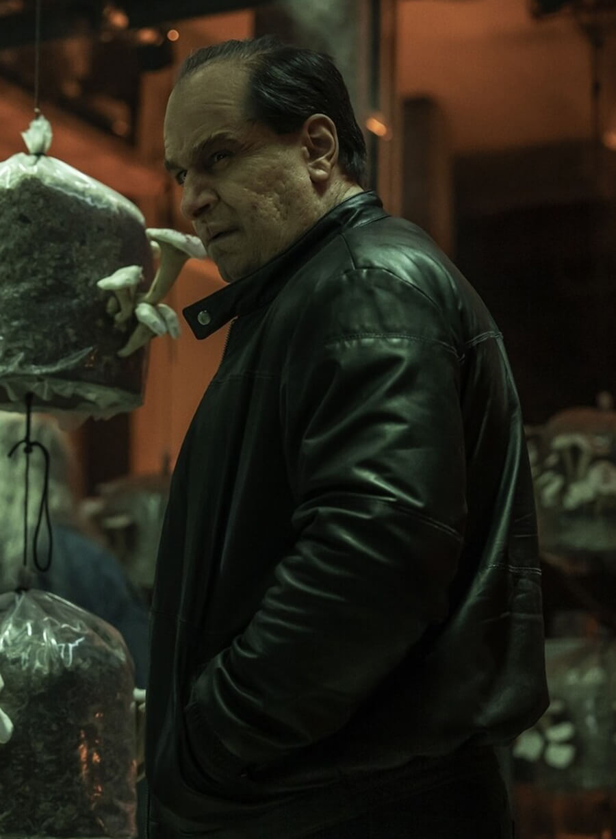 Colin Farrell The Penguin 2024 Black Leather Jacket