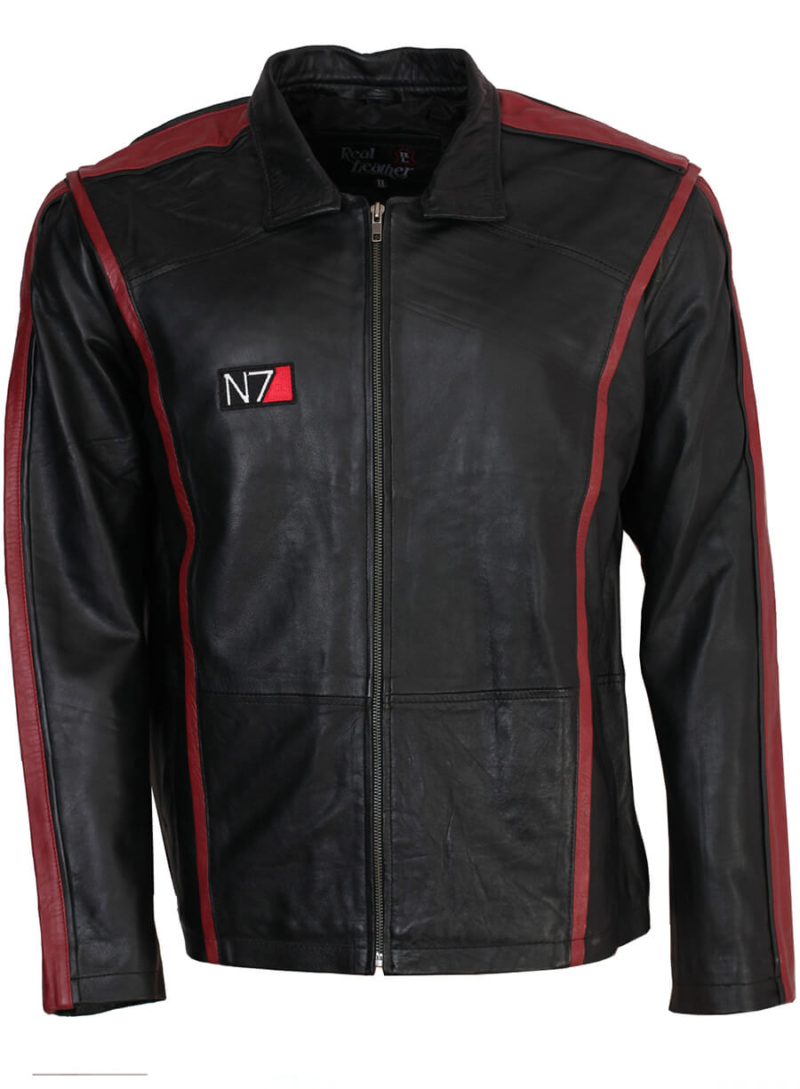Commander Shepard Mass Effect 3N7 Leather Jacket
