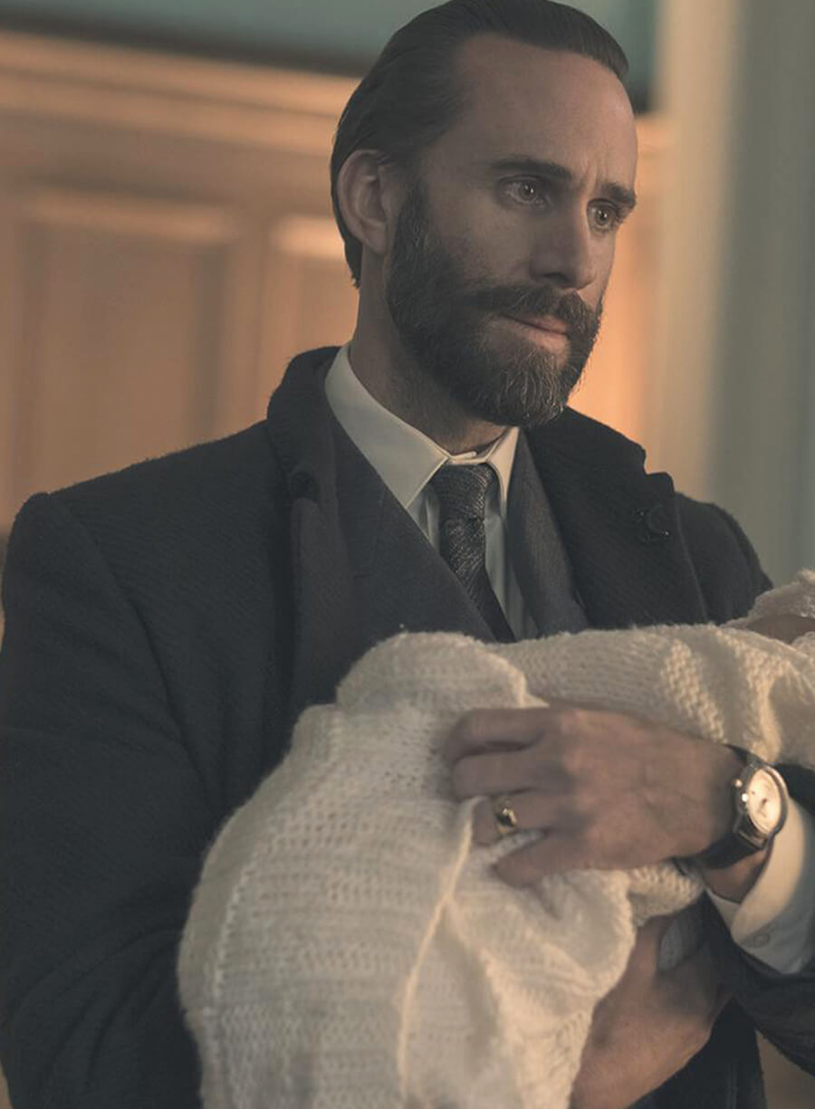 Commander Waterford The Handmaid's Tale Black Long Coat