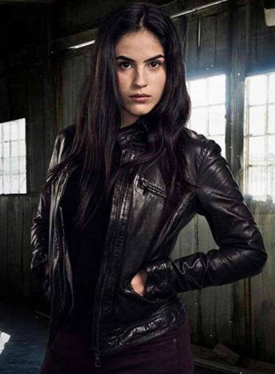 Condor Tv Series Leem Lubany Black Leather Jacket