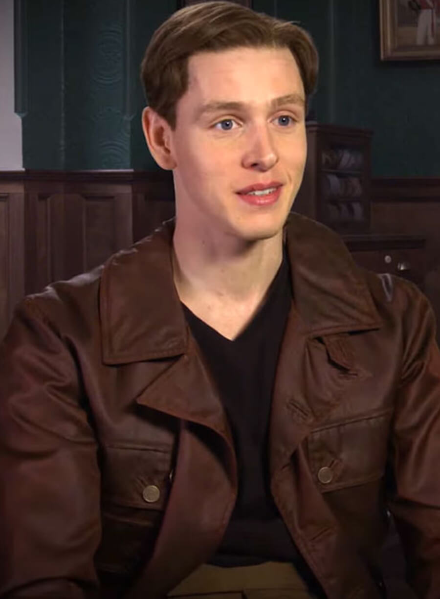 Conrad Oxford The King's Man Brown Leather Jacket