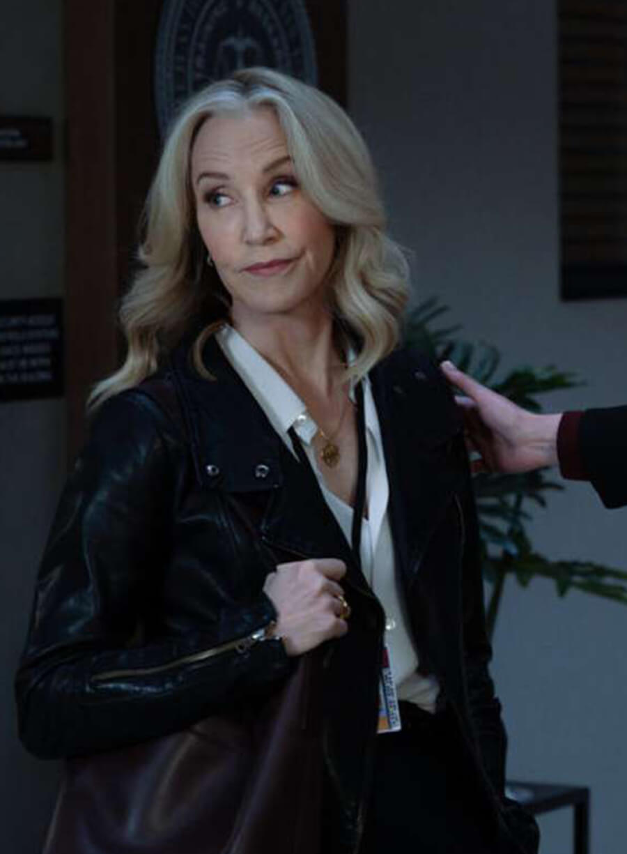 Criminal Minds S17 Dr. Jill Gideon Black Leather Jacket