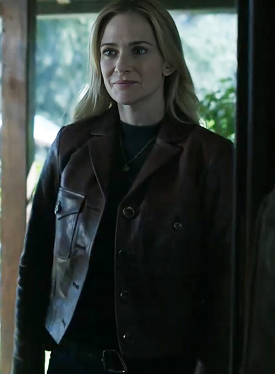 Criminal Minds S17 Jennifer Jareau Brown Leather Jacket