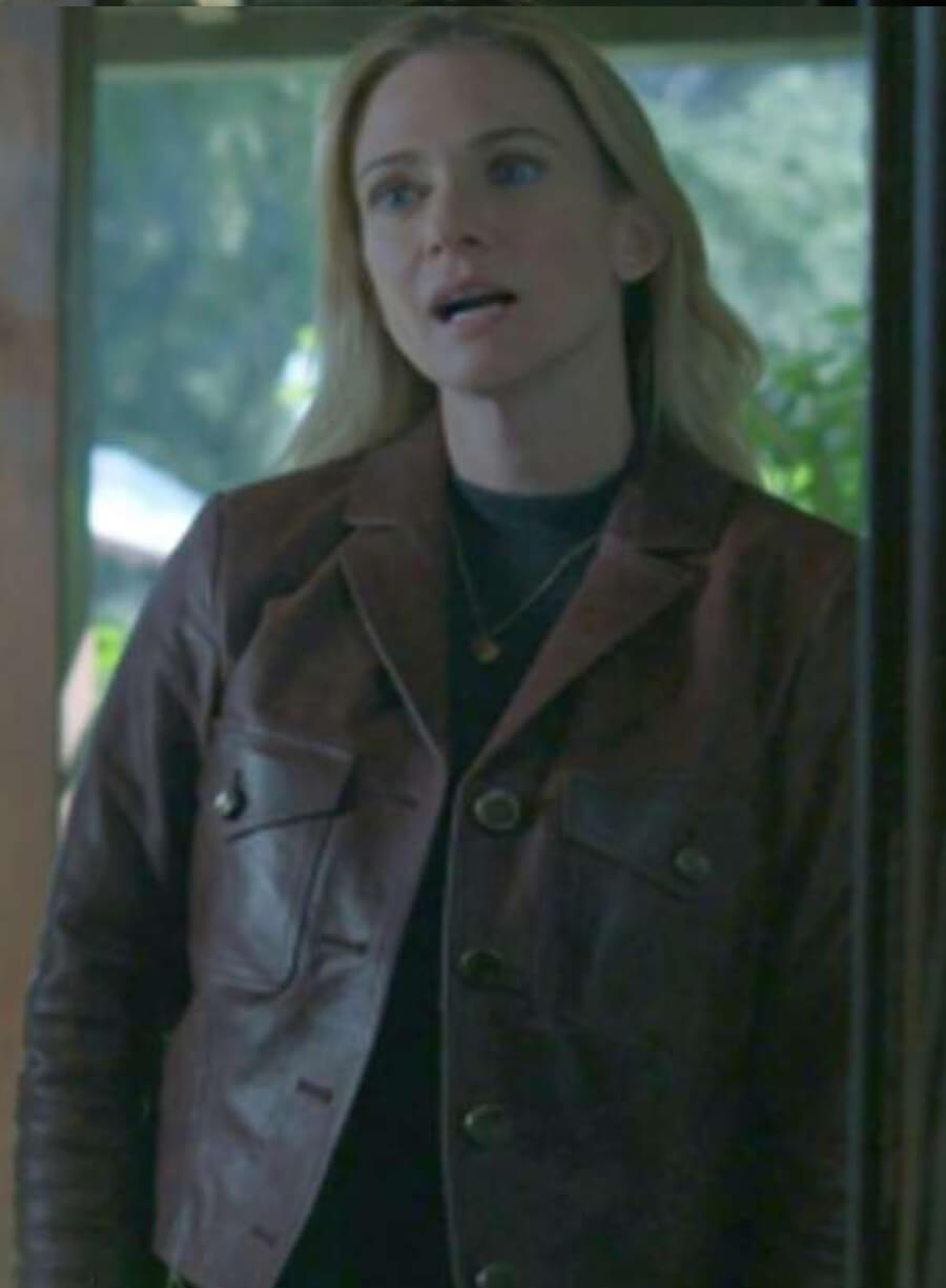 Criminal Minds S17 Jennifer Jareau Brown Leather Jacket