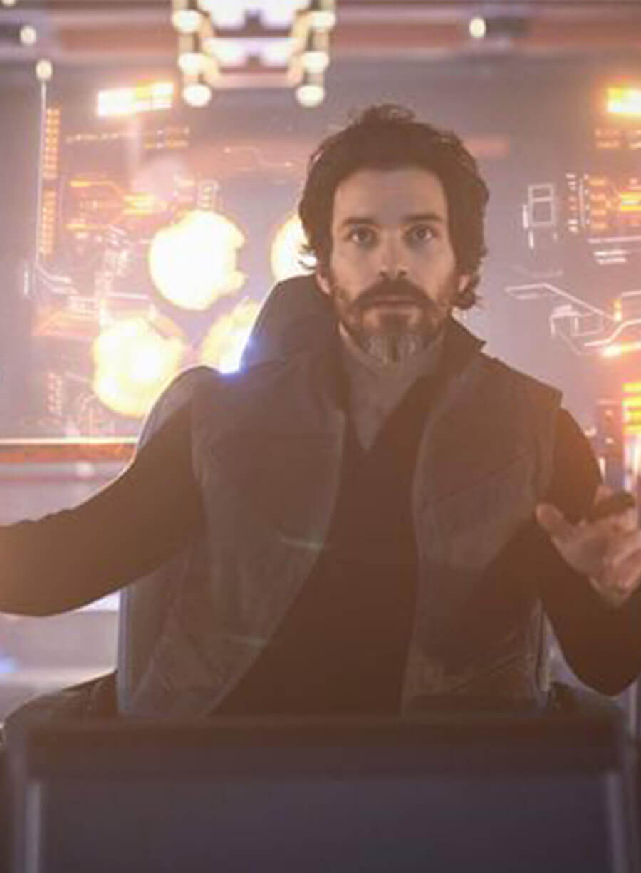 Cristobal Santiago Cabrera Star Trek Picard Leather Vest