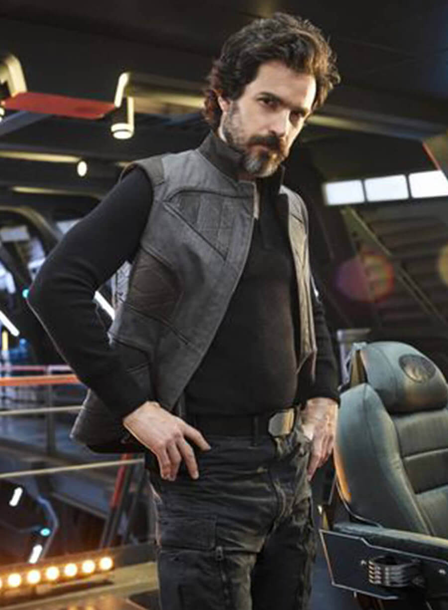 Cristobal Santiago Cabrera Star Trek Picard Leather Vest