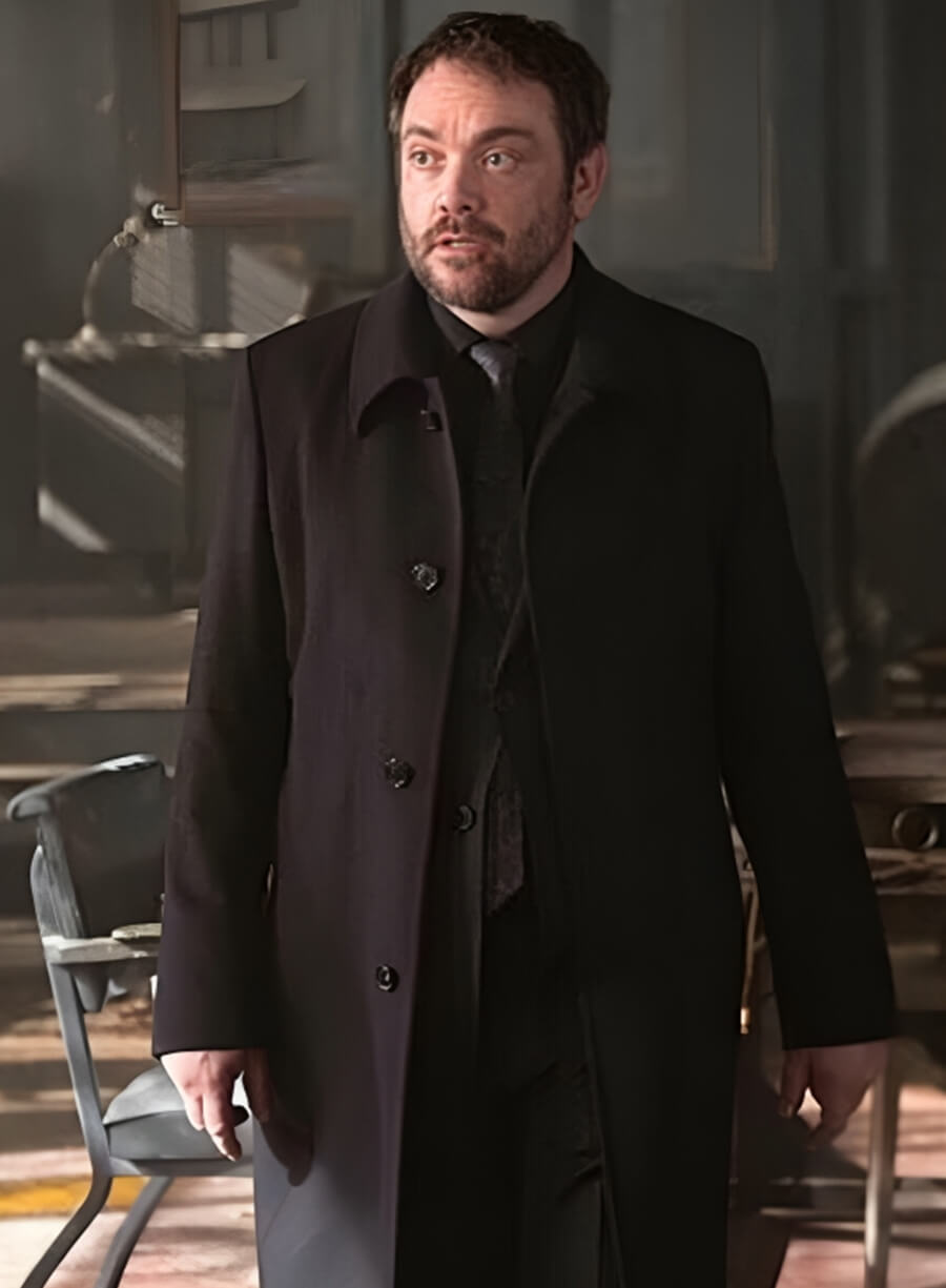 Crowely Black Wool Coat