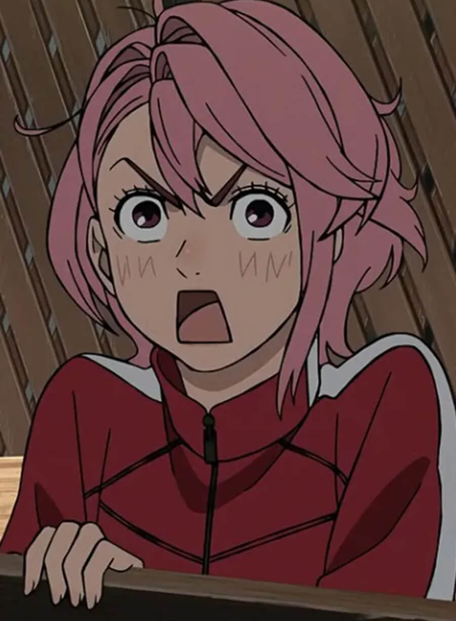 Dandadan Aira Shiratori Red Track Jacket