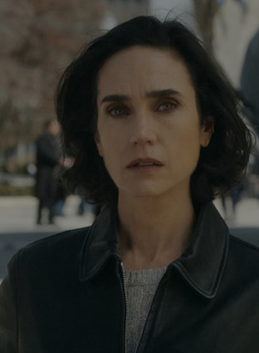 Jennifer Connelly Dark Matter 2024 Black Leather jacket