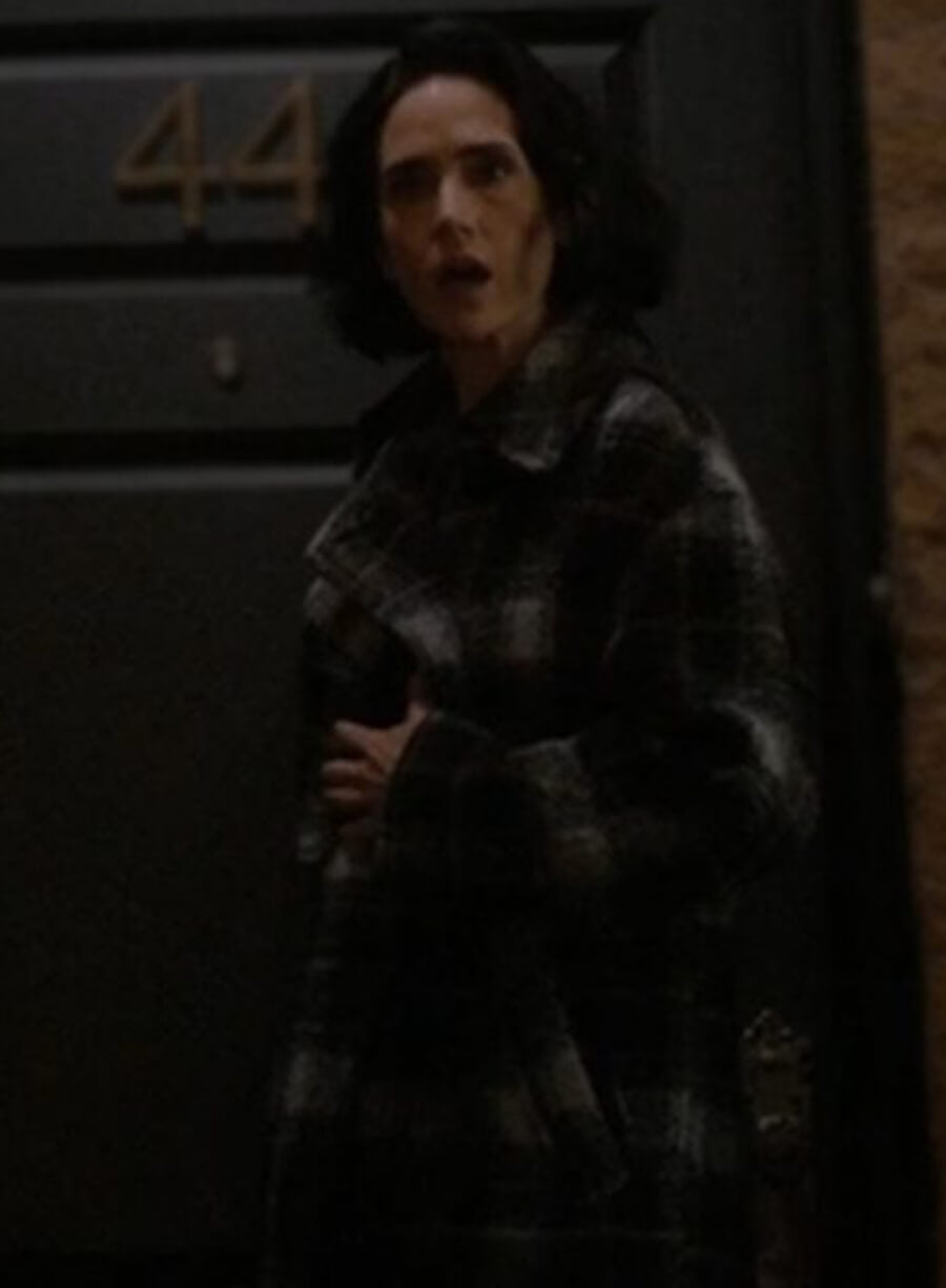 Daniela Vargas Dessen Dark Matter Plaid Wool Coat