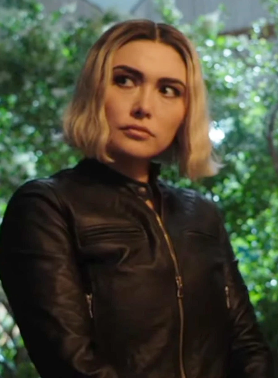 Daniella Pineda The Accountant 2 Black Leather Jacket