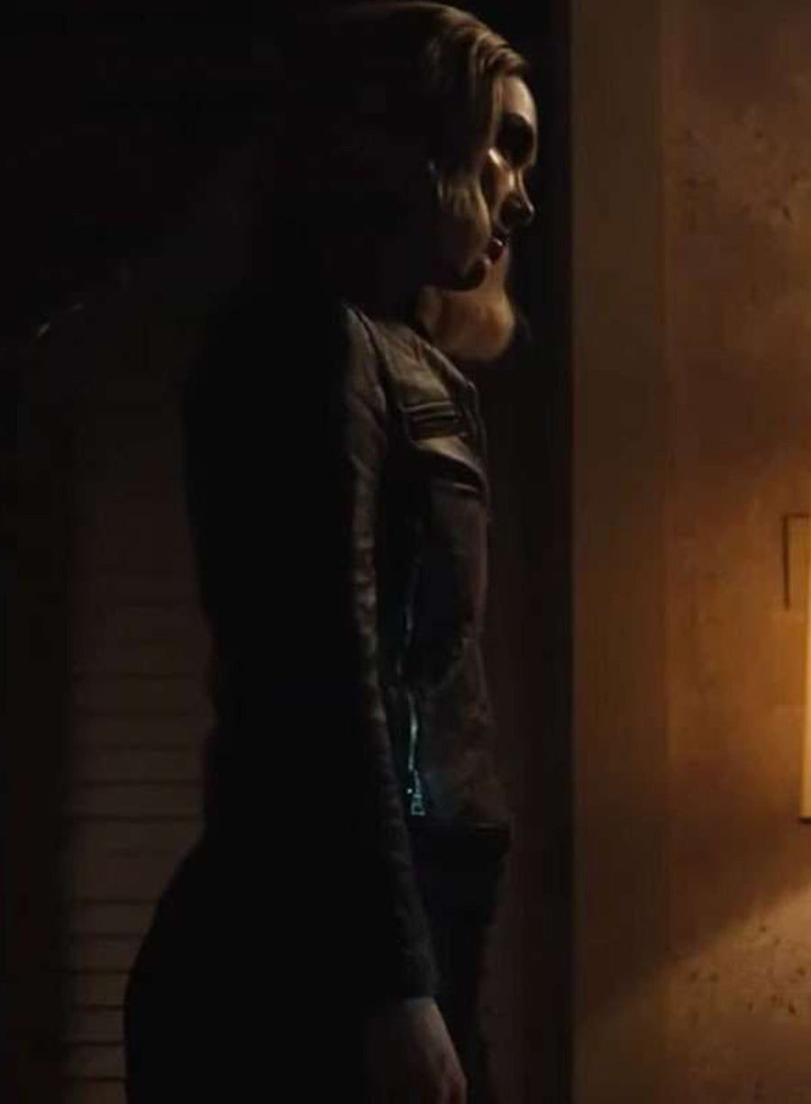 Daniella Pineda The Accountant 2 Black Leather Jacket