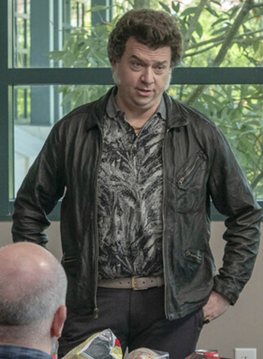 Danny McBride The Righteous Gemstones Black Leather Jacket