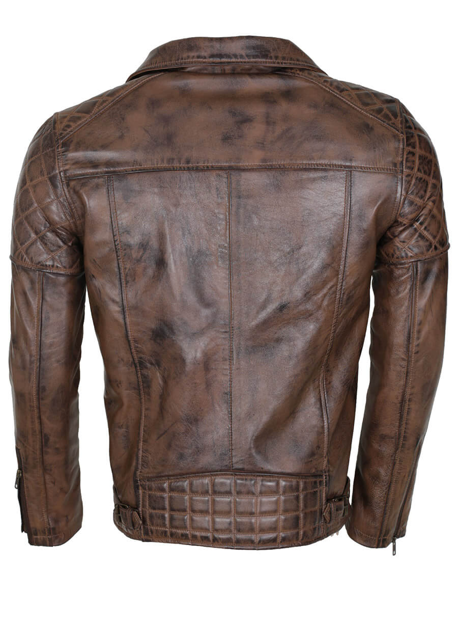 Dark Brown Brando Biker Jacket