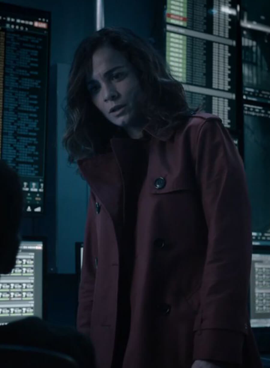Dark Matter 2024 Amanda Lucas Red Coat