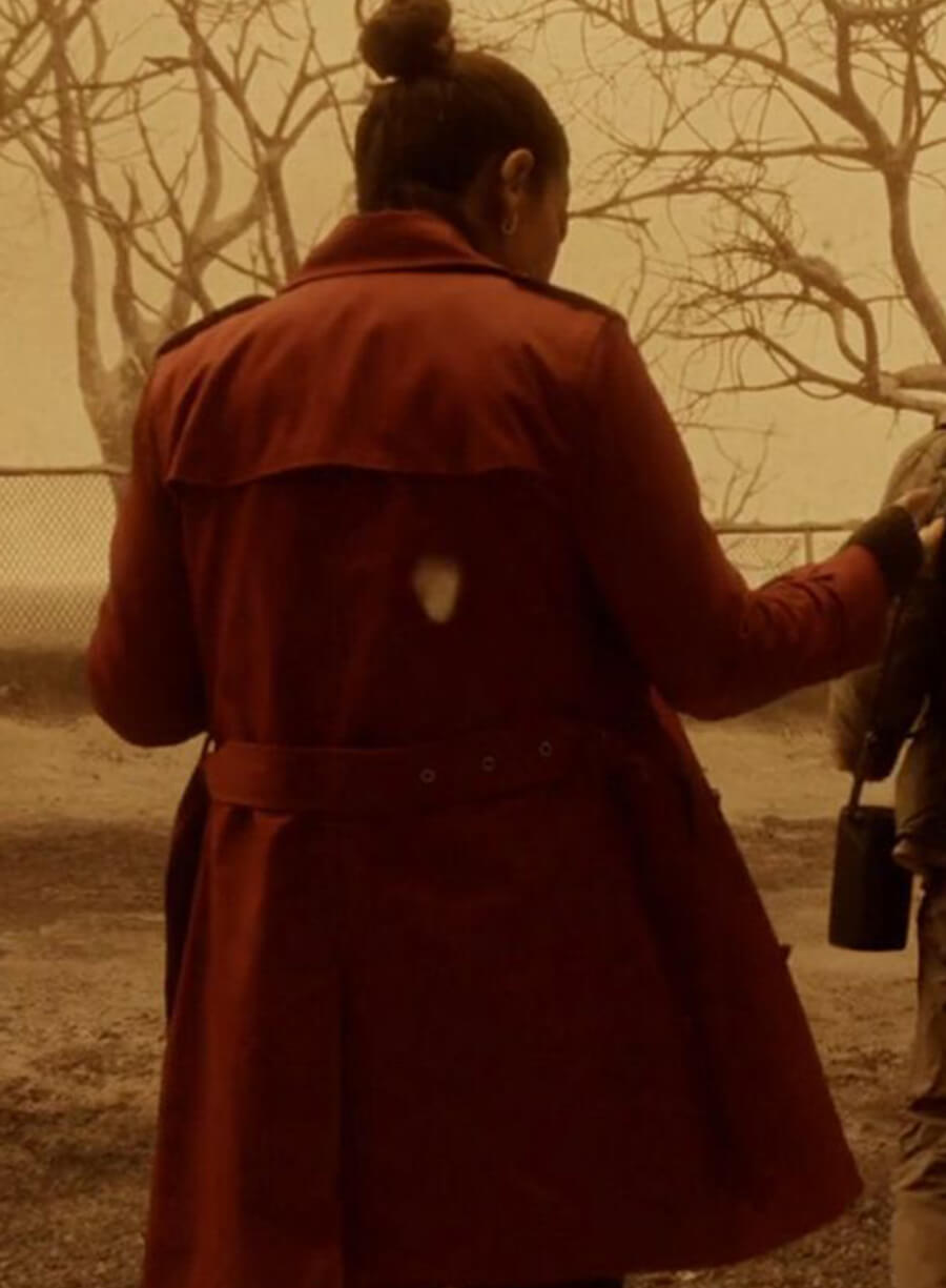 Dark Matter 2024 Amanda Lucas Red Coat