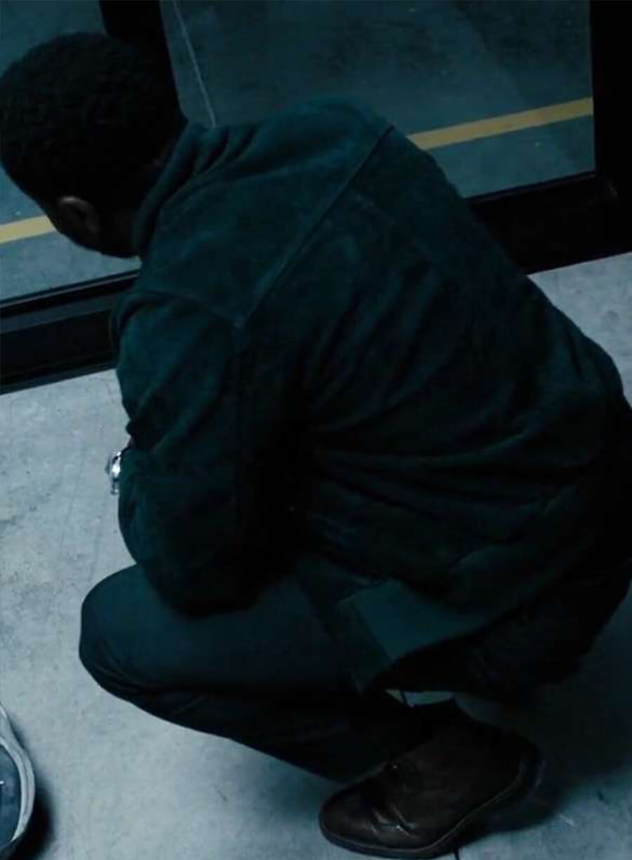 Dark Matter Leighton Vance Black Bomber Jacket