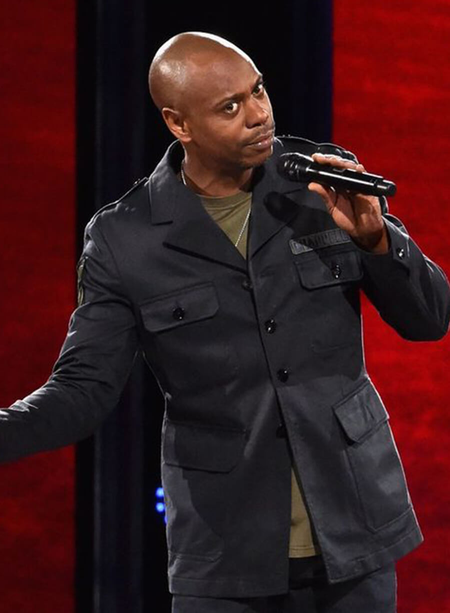 Dave Chappelle Black Cotton Jacket