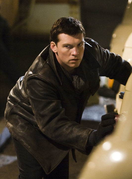 David Peretz The Debt Black Leather Jacket