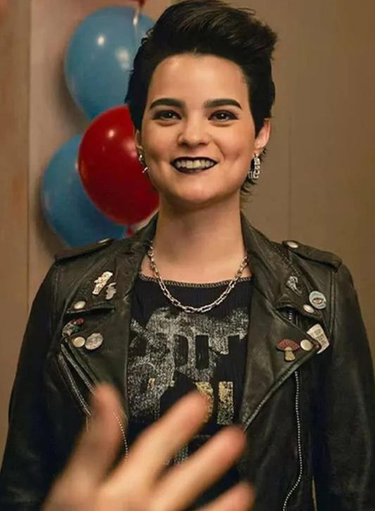 Deadpool & Wolverine 2024 Negasonic Teenage Biker Jacket