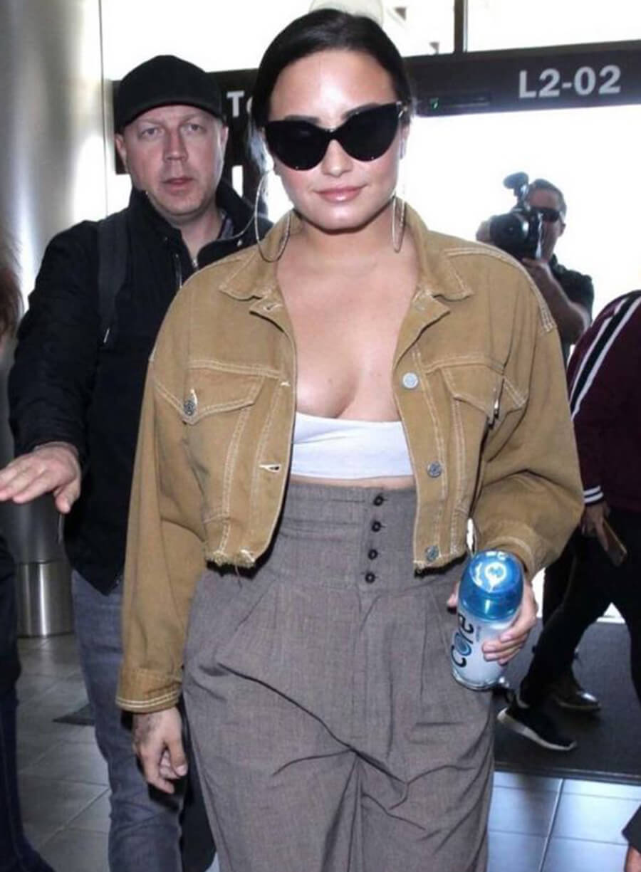 Demi Lovato Brown Jacket
