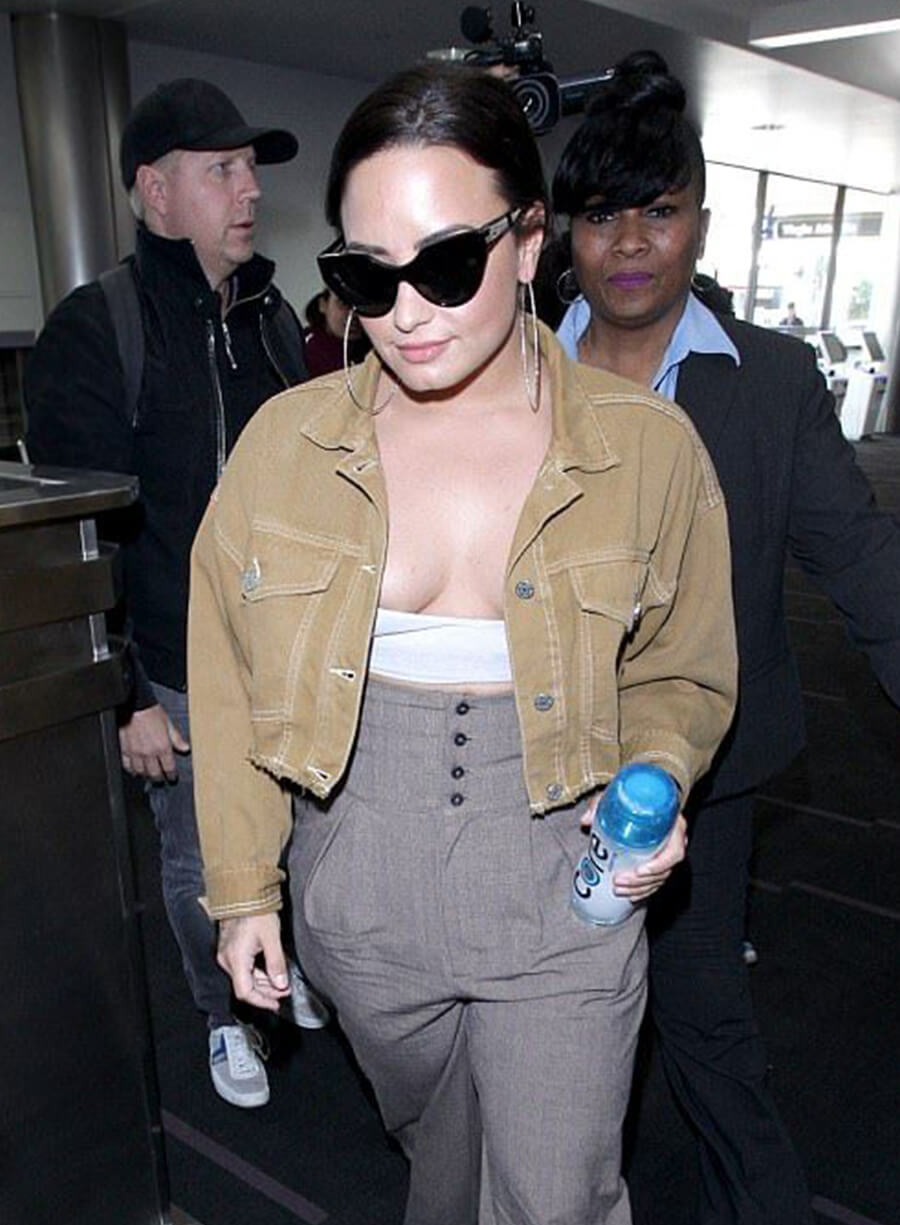 Demi Lovato Brown Jacket