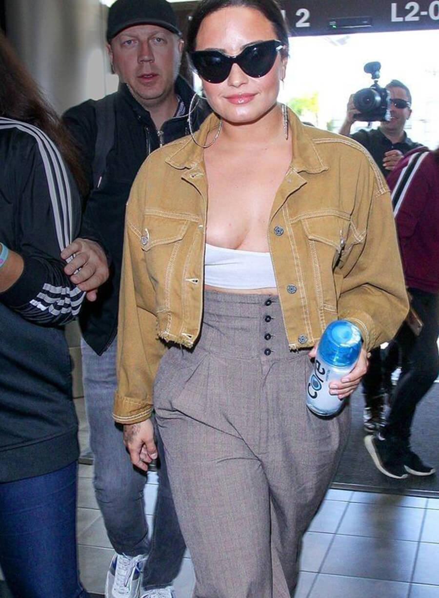Demi Lovato Brown Jacket