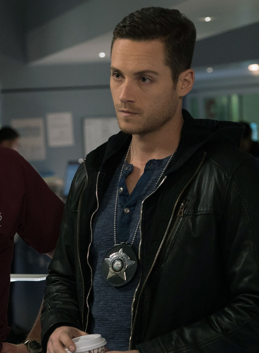 Detective Jay Halstead Chicago Med Black Leather Jacket