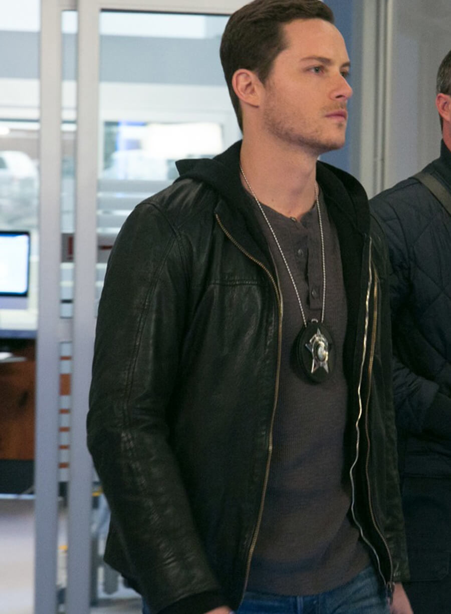 Detective Jay Halstead Chicago Med Black Leather Jacket
