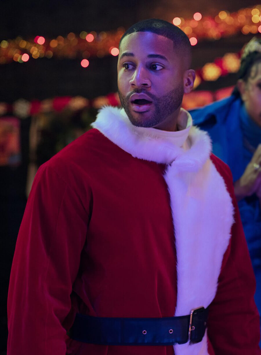 Devale Ellis Meet Me Next Christmas Red Coat