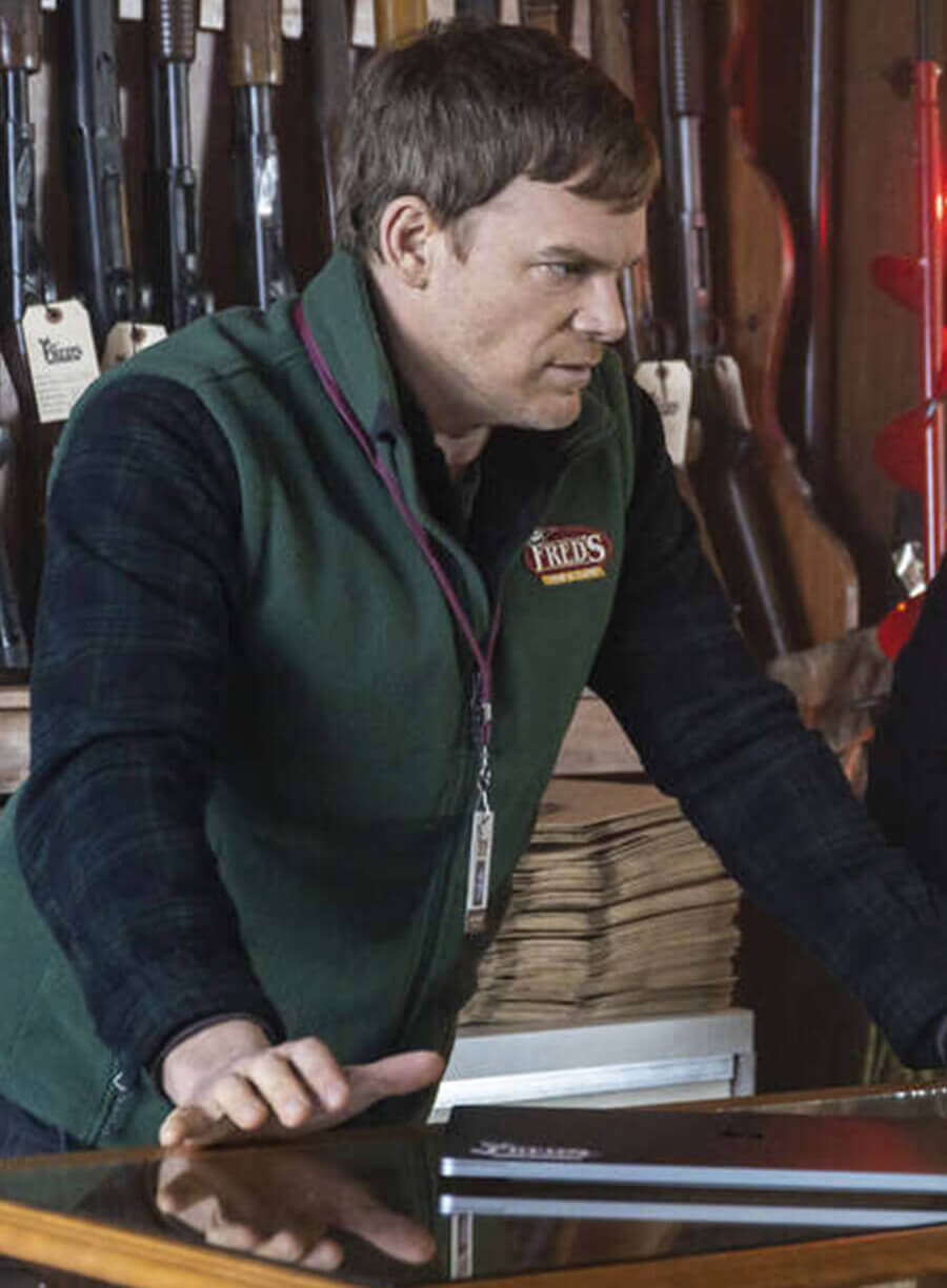 Dexter New Blood Fred’s Green Fleece Vest