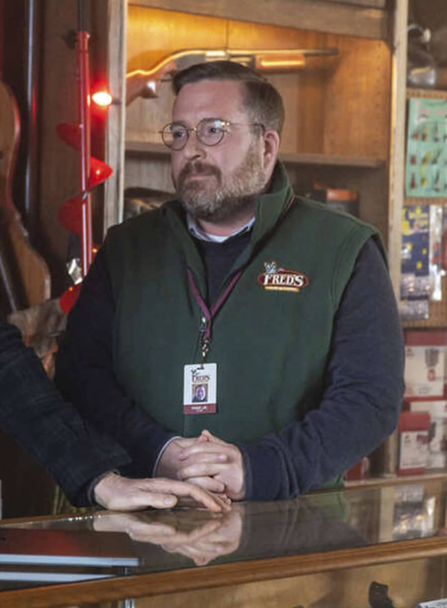 Dexter New Blood Fred’s Green Fleece Vest