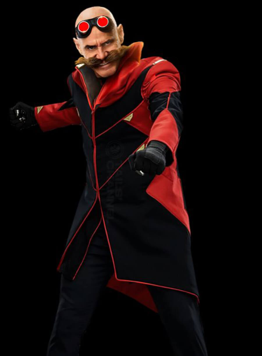 Doctor Eggman Sonic The Hedgehog Leather Coat