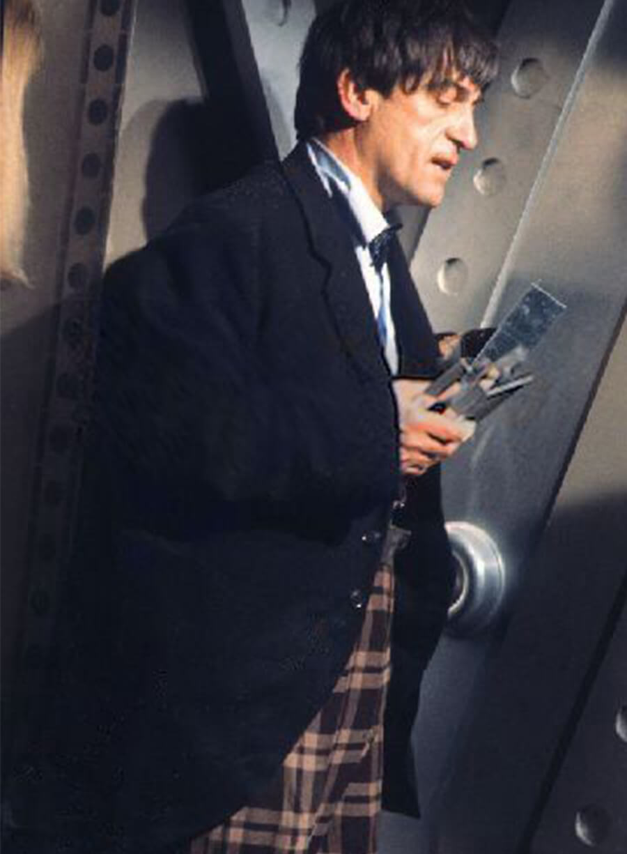 Doctor Who Patrick Troughton Second Doctor Black Coat
