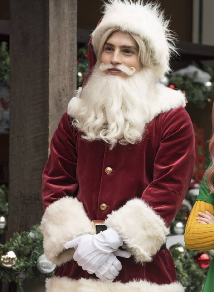 Dominic Wintergarden A Cinderella Story: Christmas Wish Red Santa Coat
