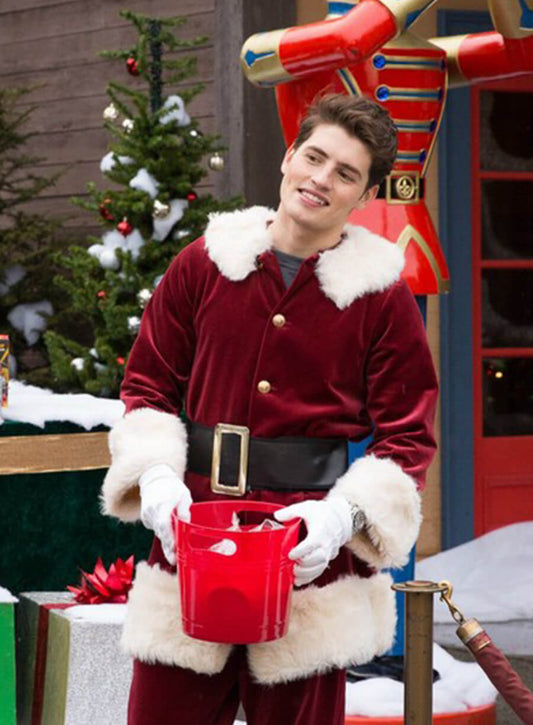 Dominic Wintergarden A Cinderella Story: Christmas Wish Red Santa Coat