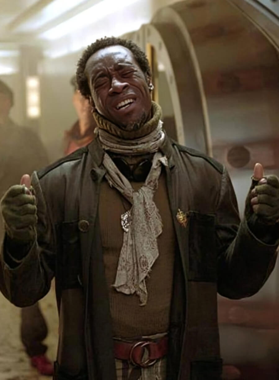 Don Cheadle Ocean's Eleven Black Coat