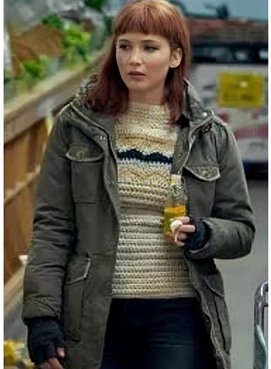 Don’t Look Up Jennifer Lawrence Cotton Jacket