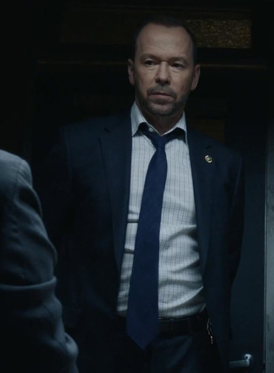 Donnie Wahlberg Blue Bloods S12 Blue Blazer