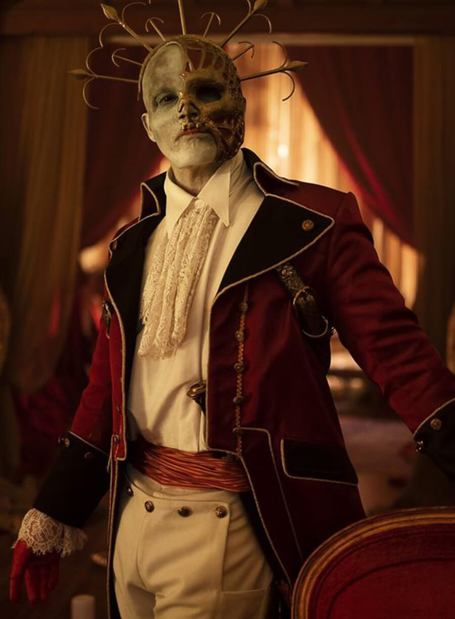 Doom Patrol Jack Red Cotton Military Coat