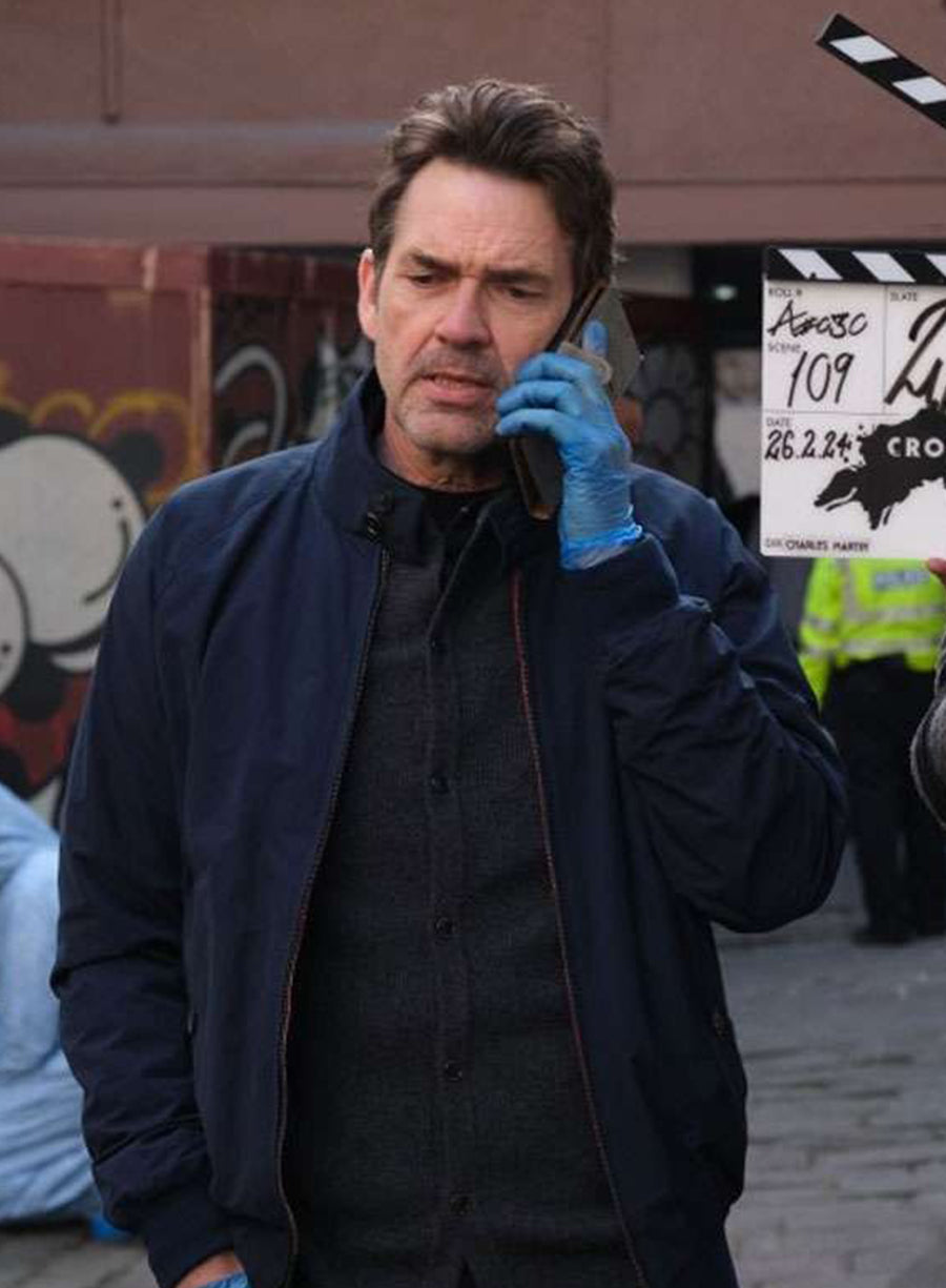 Dougray Scott The Crow Girl 2025 Bomber Jacket