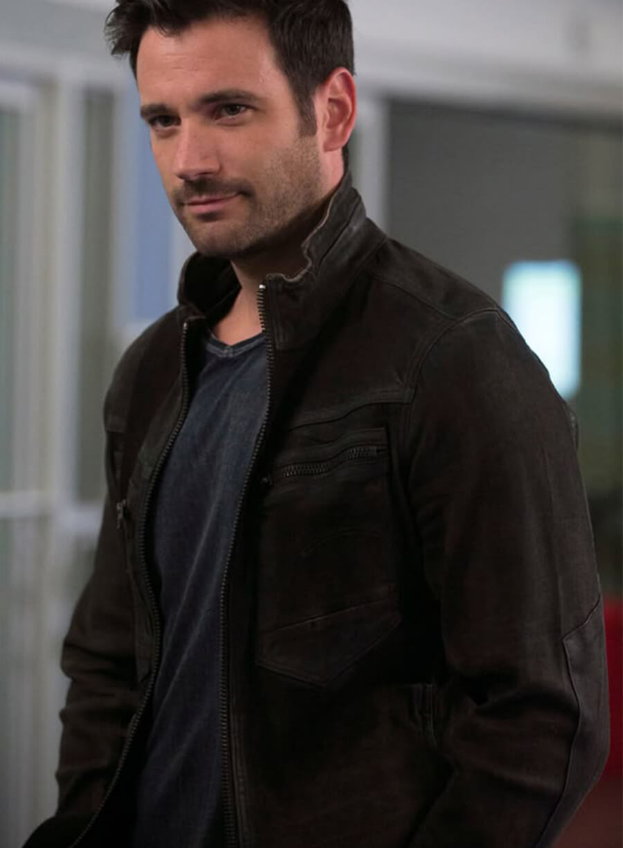 Dr. Connor Rhodes Chicago Med Suede Jacket