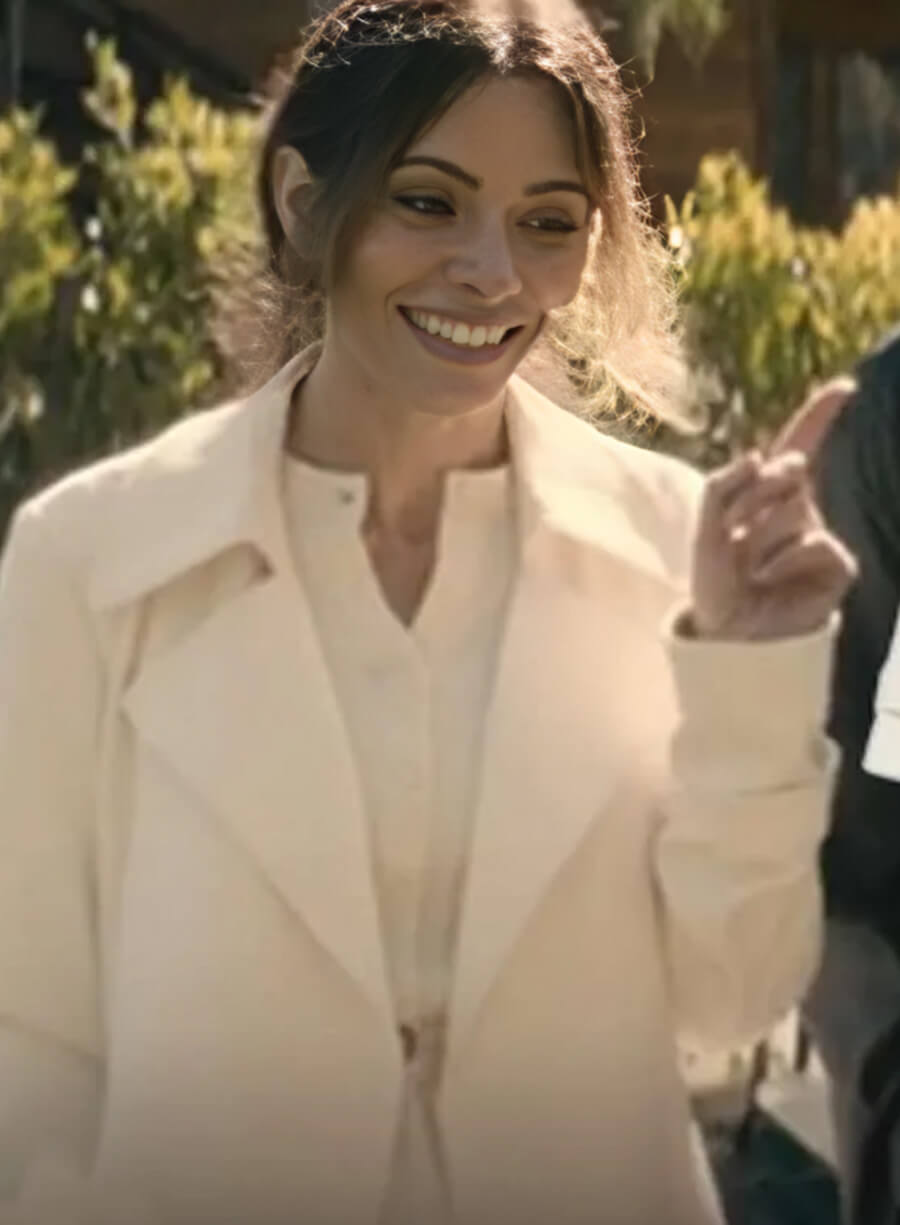 Dr. Gabriela Torabi Paradise White Trench Coat