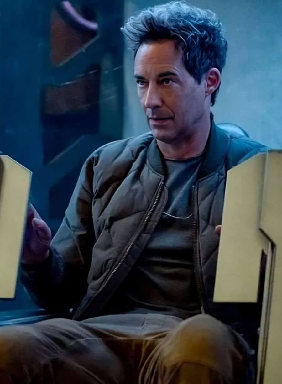 Dr Harry Wells The Flash S06 Green Quilted Jacket