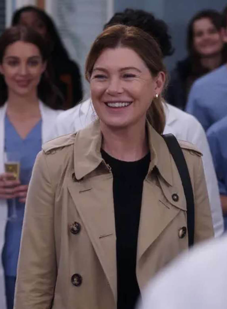 Dr. Meredith Grey’s Anatomy Trench Coat