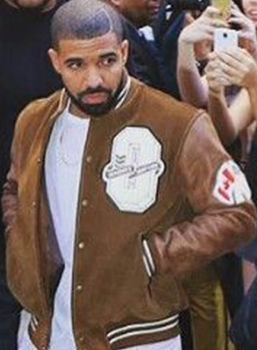 Drake Suede Brown Varsity Jacket