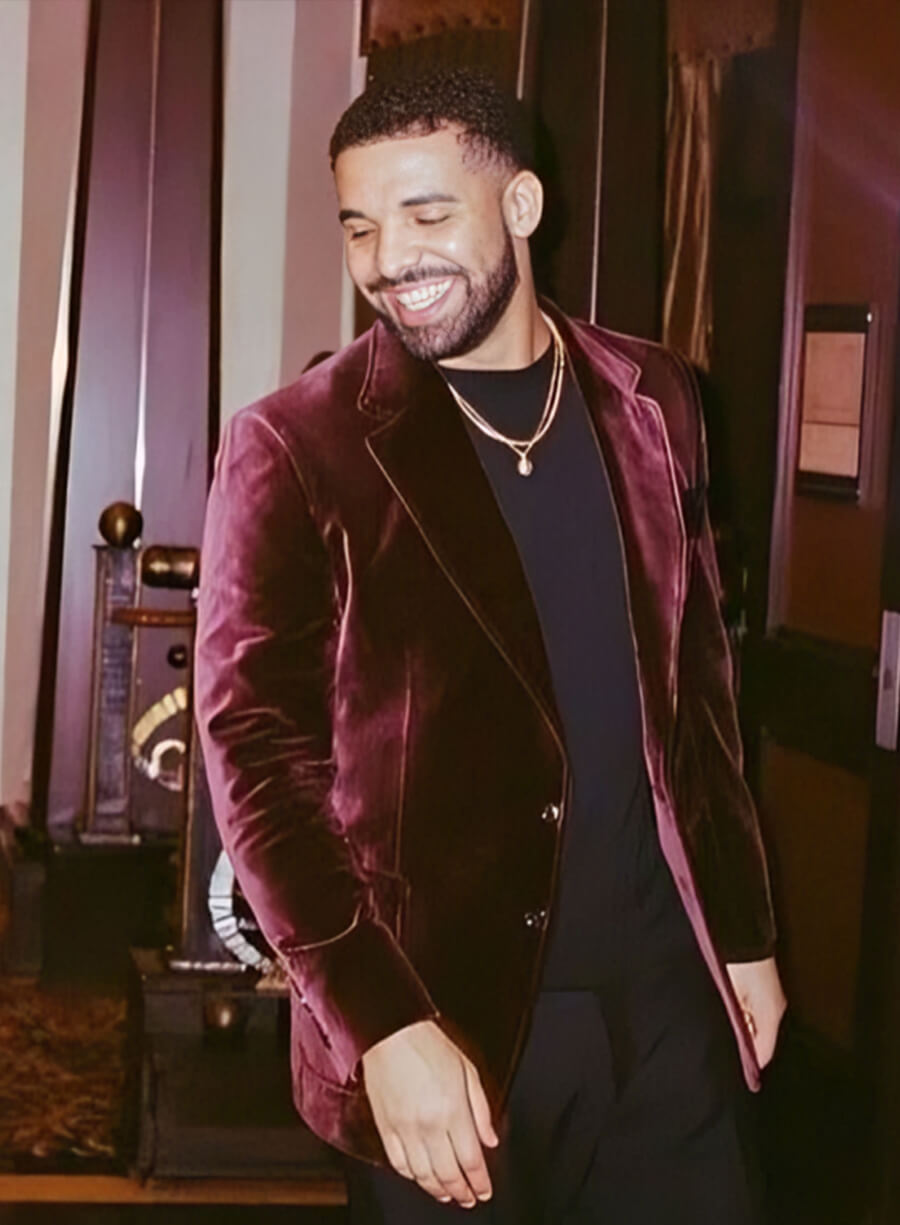 Drake Velvet Maroon Blazer
